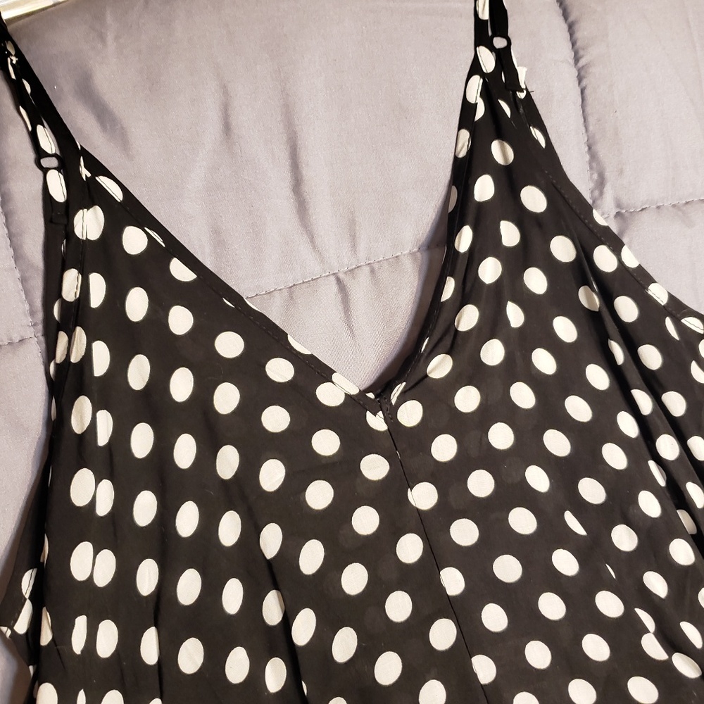 Polka Dot Full Length dress
